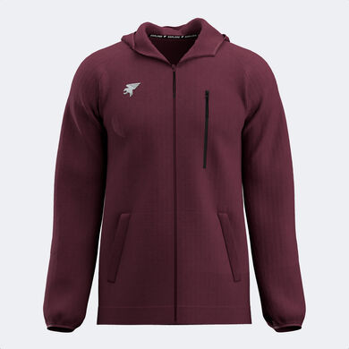 Hooded jacket man Mystic burgundy