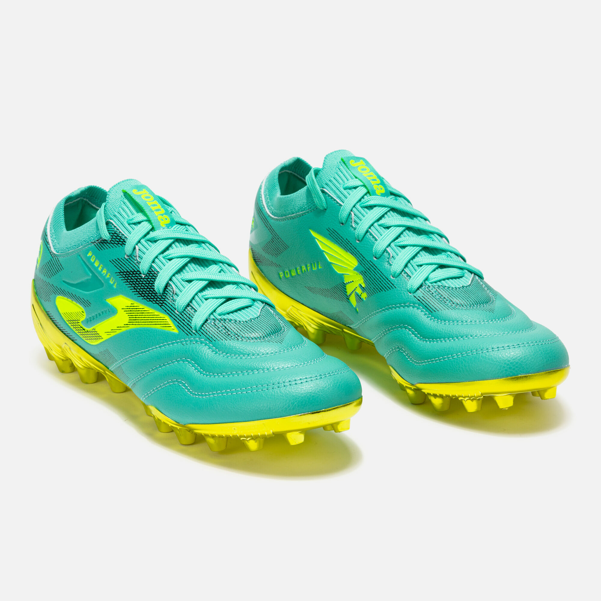Football boots Powerful Cup 25 artificial grass turquoise | JOMA®