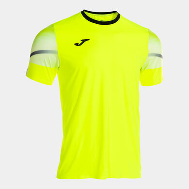 Camiseta manga corta hombre Elite XI amarillo fl&uacute;or negro
