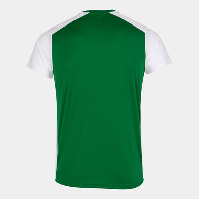Camiseta manga corta hombre Record II verde blanco
