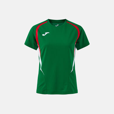 Shirt short sleeve woman Championship 20 green red