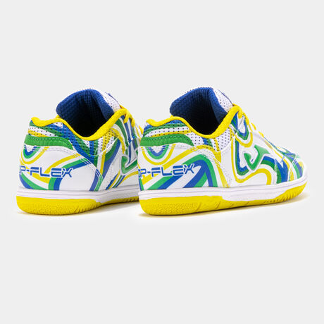 Futsal shoes Top Flex Jr 24 Ferrão indoor junior white yellow JOMA®