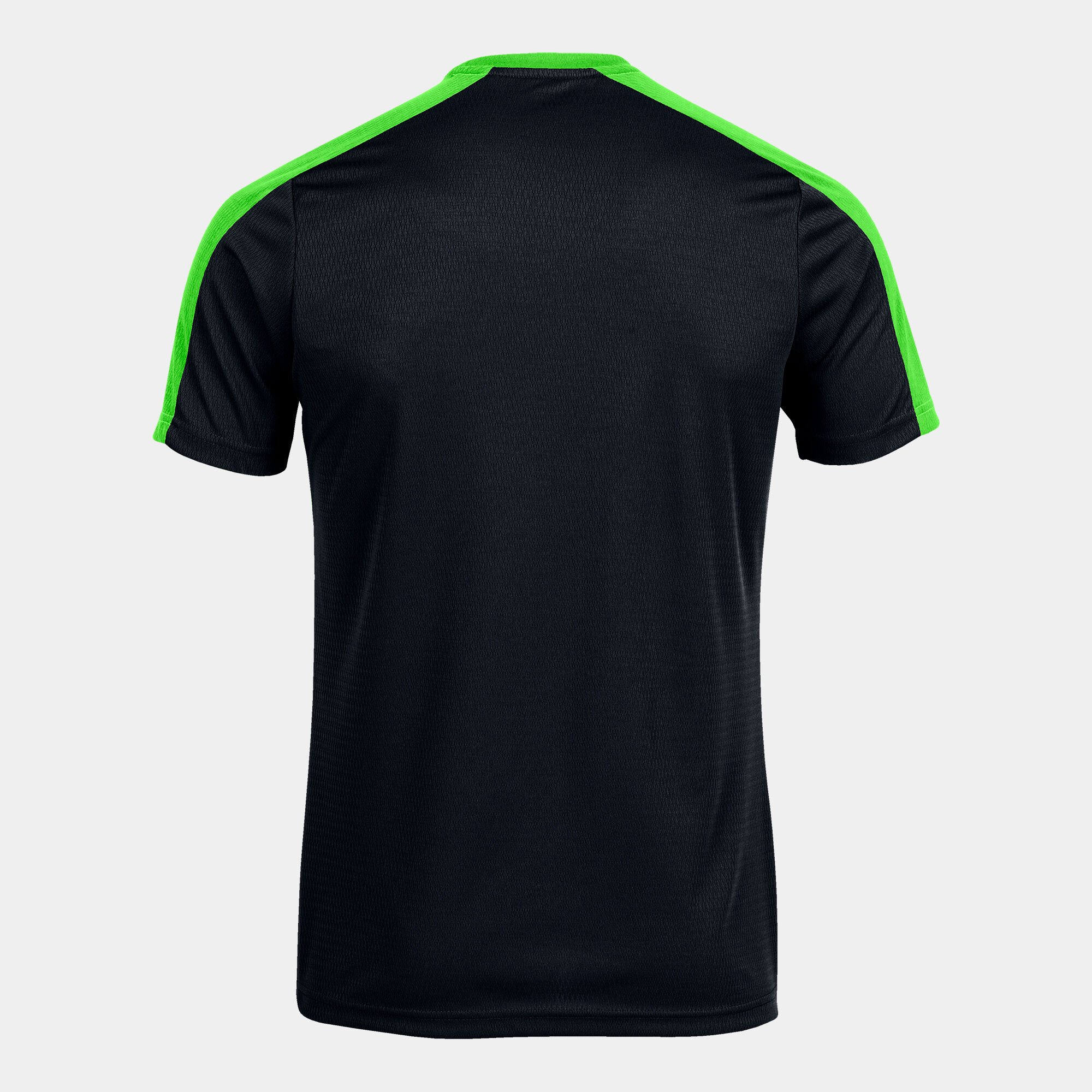Shirt short sleeve man Eco Championship black fluorescent green