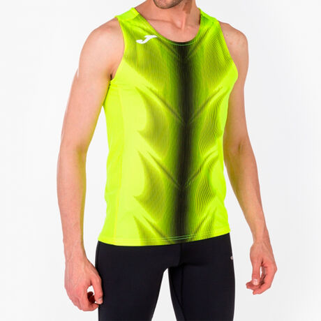 Joma Marathon Camiseta de Running Hombre - Fluor Yellow