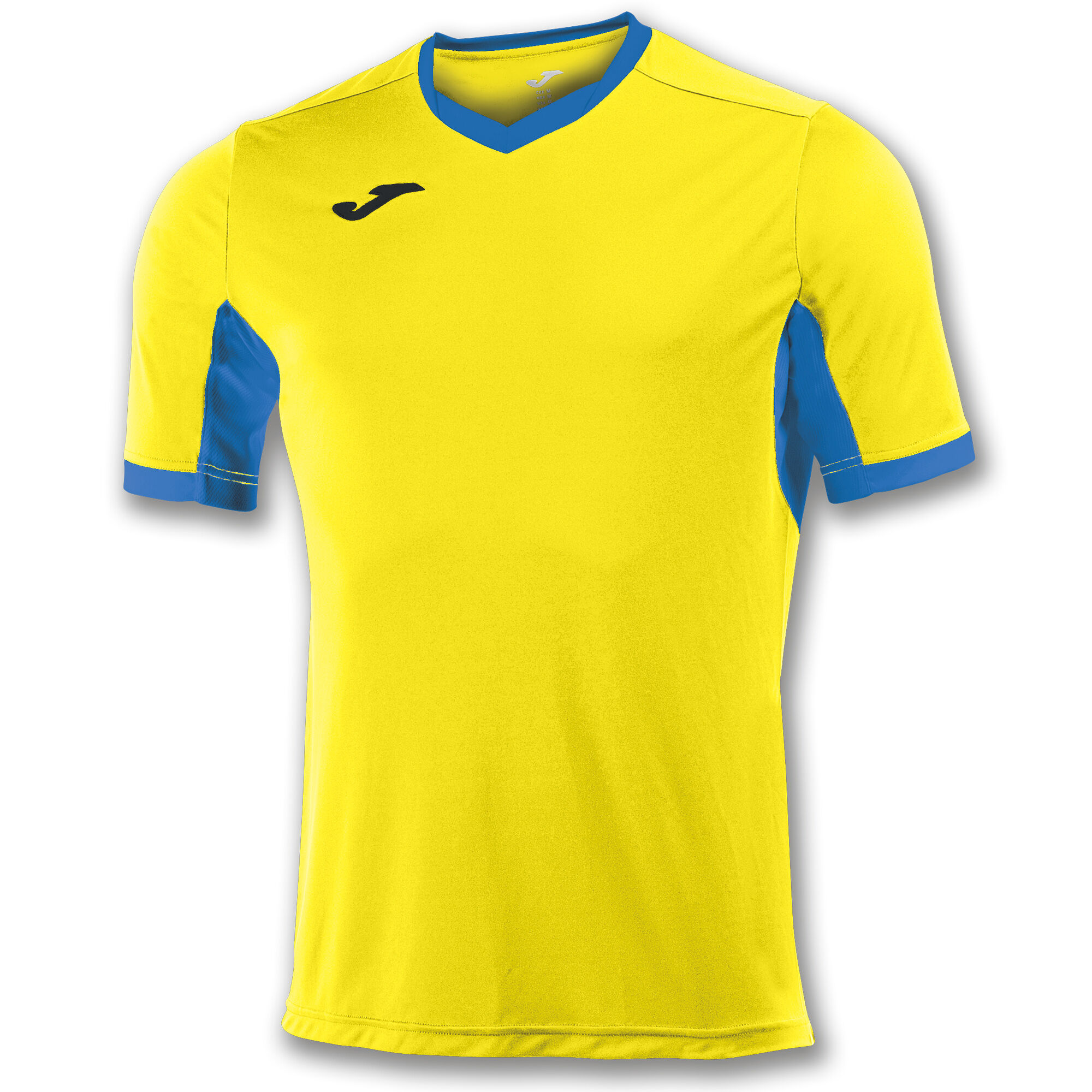 T-shirt manga curta homem Championship IV amarelo azul royal