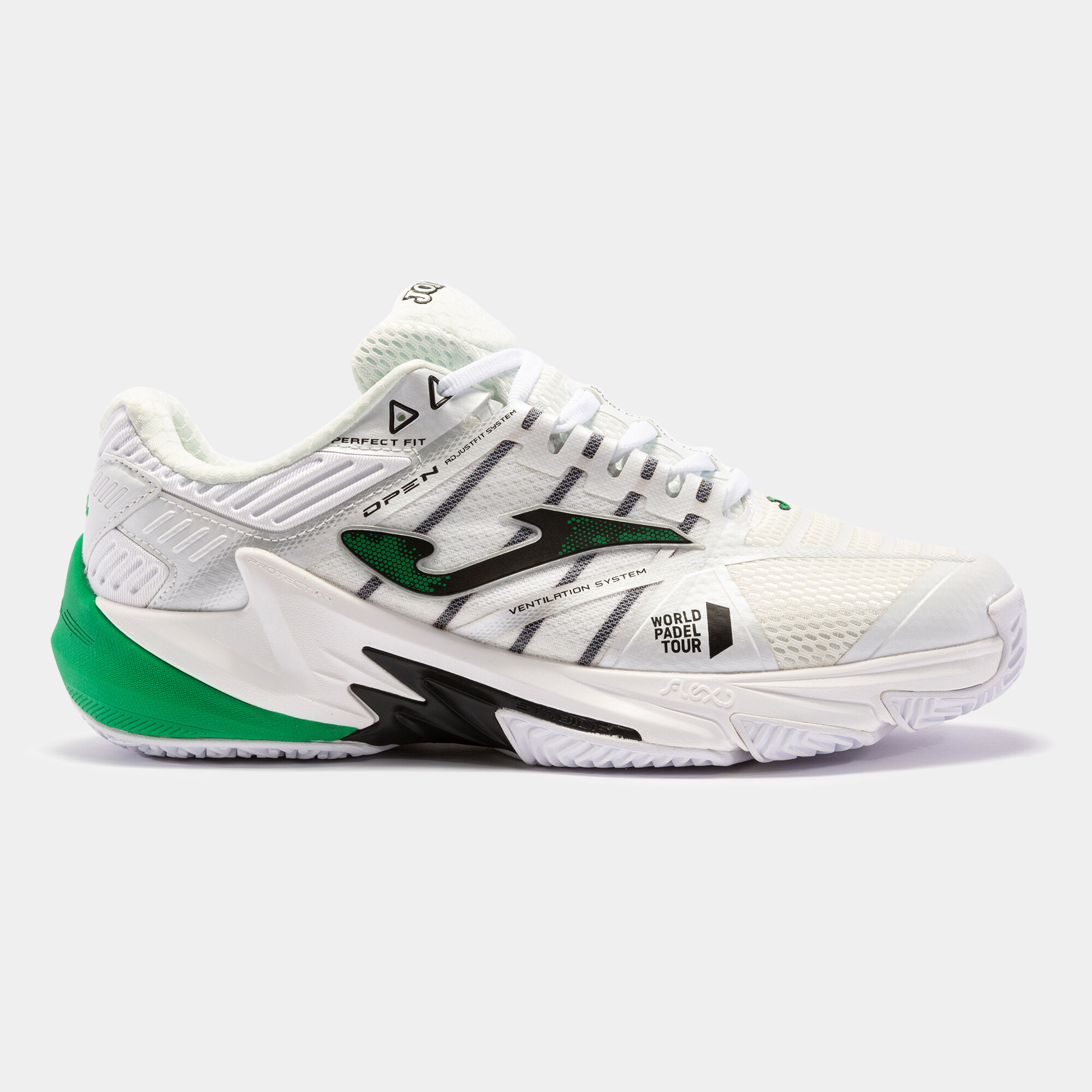 SHOES OPEN 22 CLAY MAN WHITE GREEN