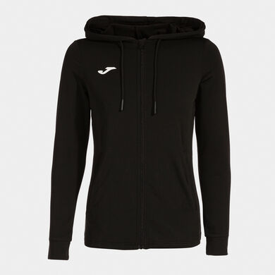 Hooded jacket woman Sculpture II black