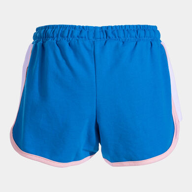 Short mujer Berry azul blanco