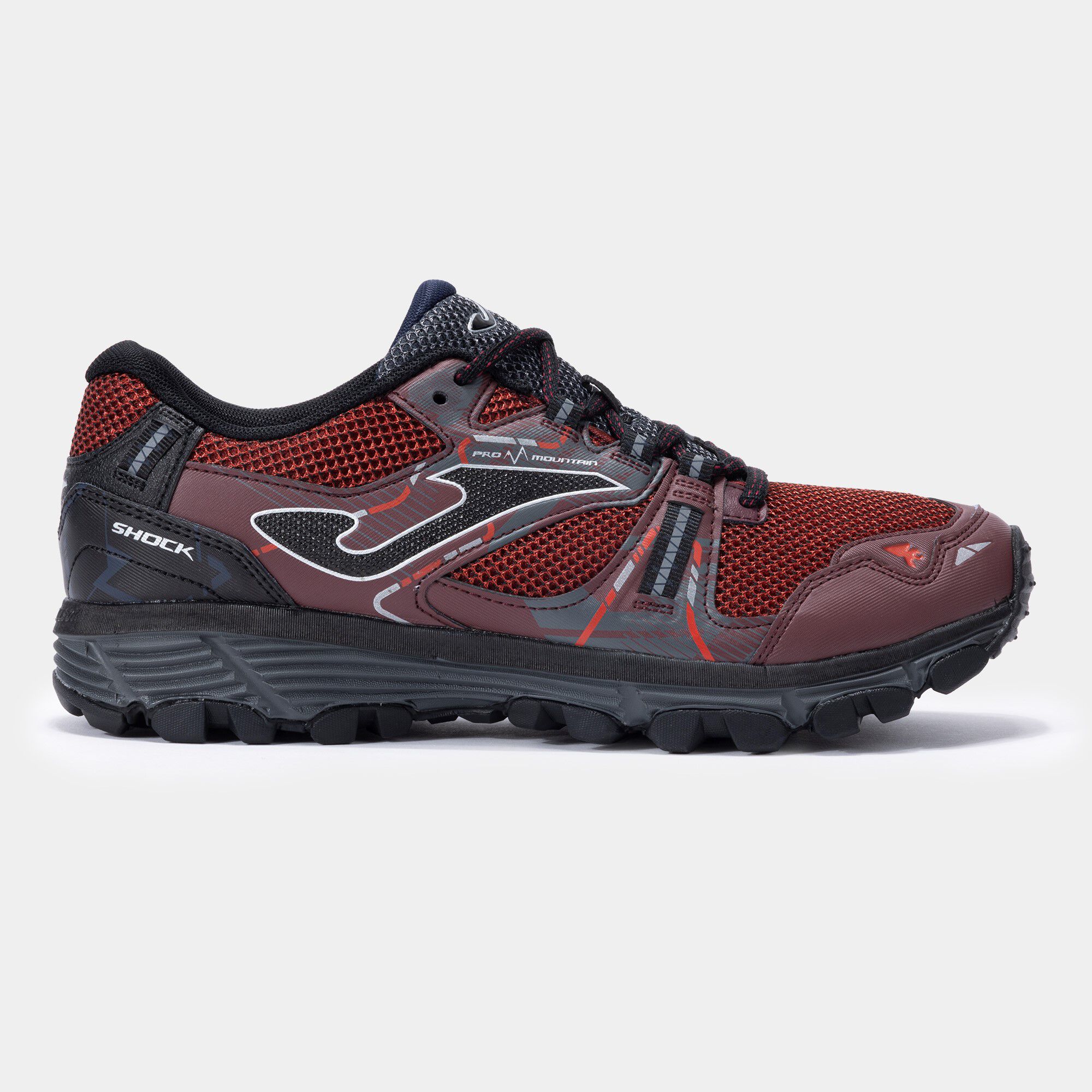 Chaussures trail running Shock Men 24 homme rouge