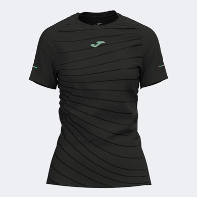 T-shirt manga curta mulher R-Night  preto