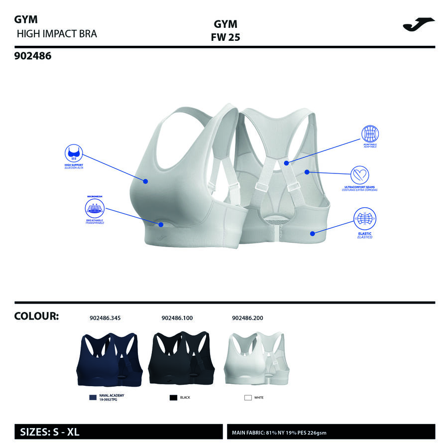 SUJETADOR DEPORTIVO CORE