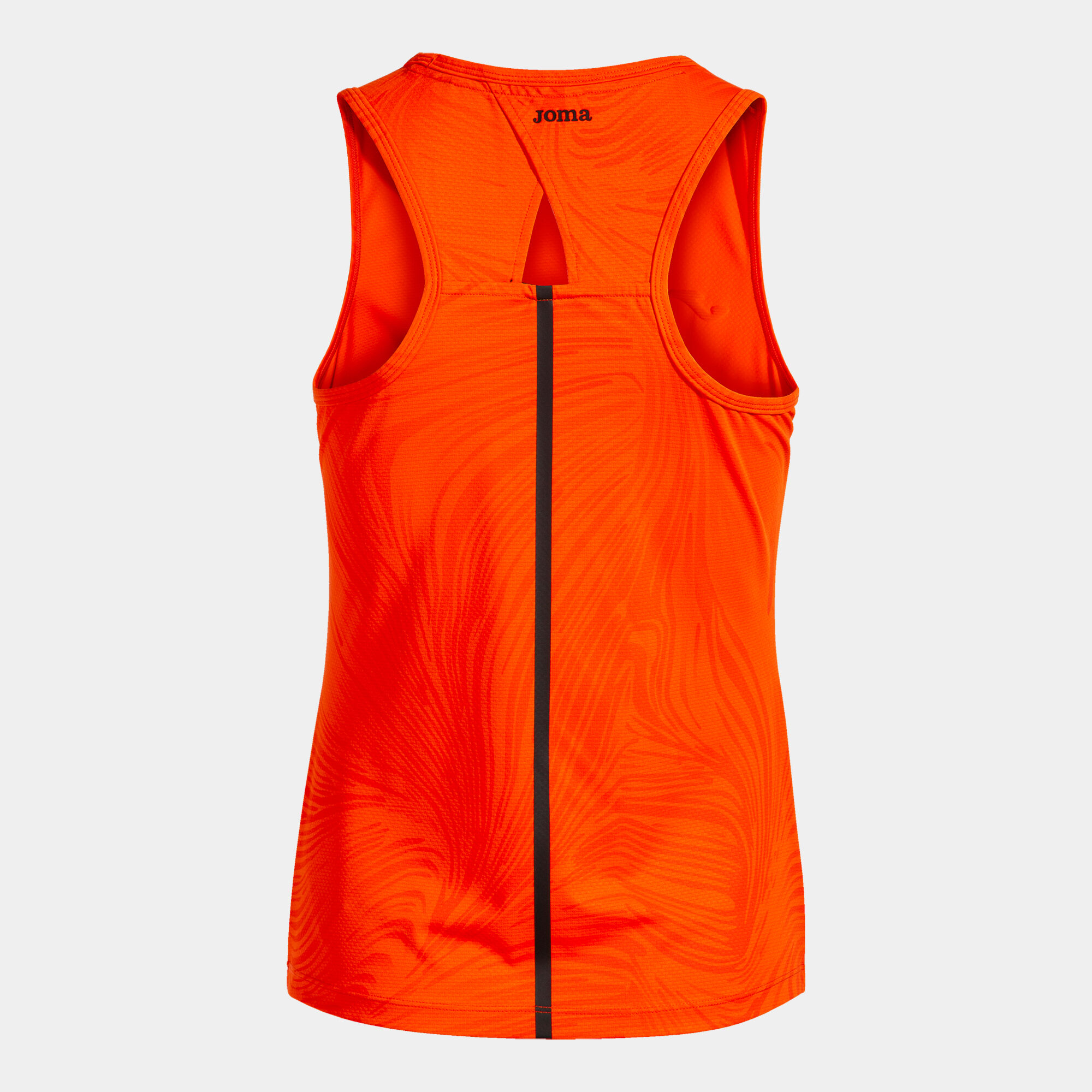 Sleeveless t-shirt woman Challenge orange