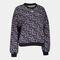 Sudadera mujer Daphne negro rosa azul