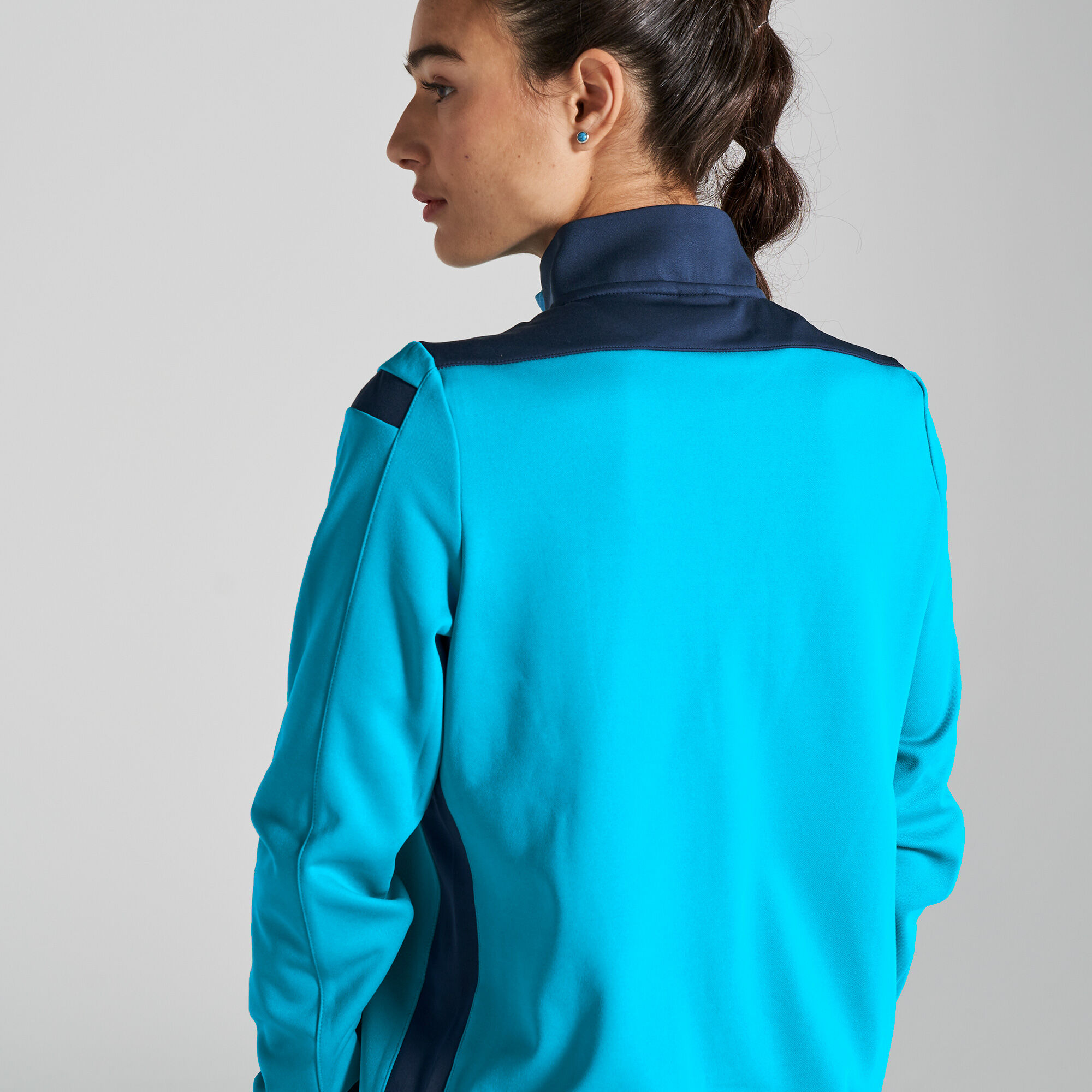 Sweatshirt frau Championship VI neon-türkis marineblau