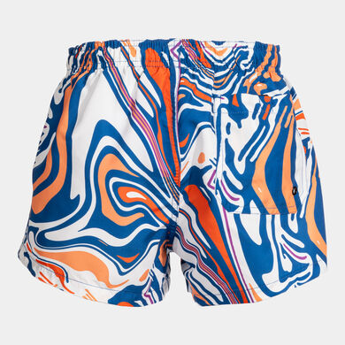 Schwimmshorts mann Santa Mónica blau orange