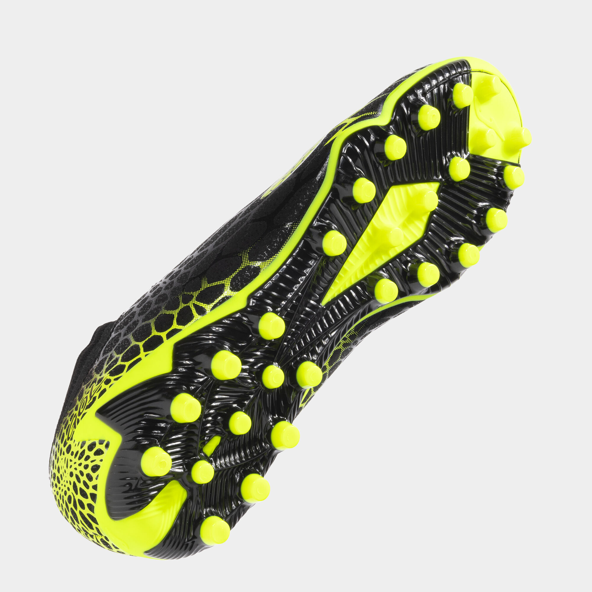 Football boots Gol 24 artificial grass black yellow