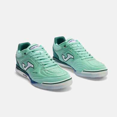 Pantofi sport fotbal &icirc;n sală Top Flex Rebound 26 indoor turcoaz