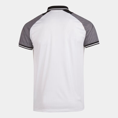 Polo manga corta hombre Essential II blanco negro