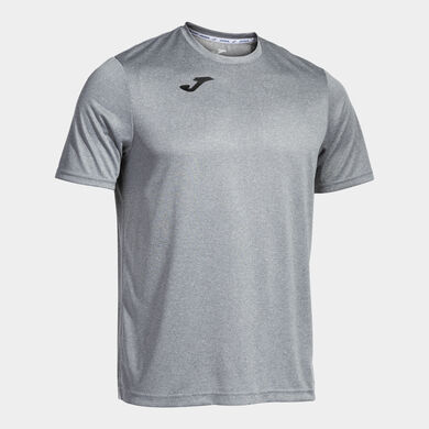 Shirt short sleeve man Combi melange gray
