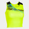 Top femme Elite X jaune fluo noir