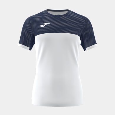 Maglia a manica corta uomo Montreal bianco blu navy