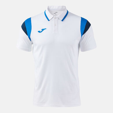 Polo manga corta hombre Terra blanco royal