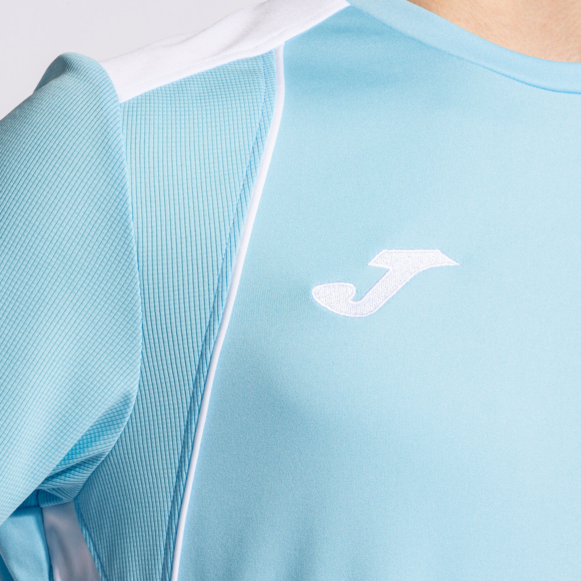 Shirt short sleeve man Championship VII sky blue white | JOMA®