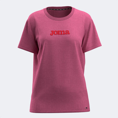 T-shirt manga curta mulher U-Tribe rosa