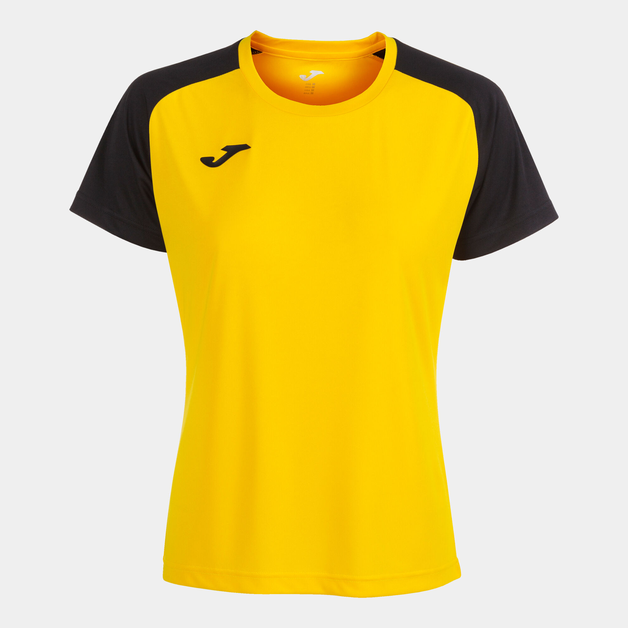 Shirt short sleeve woman Academy IV yellow black