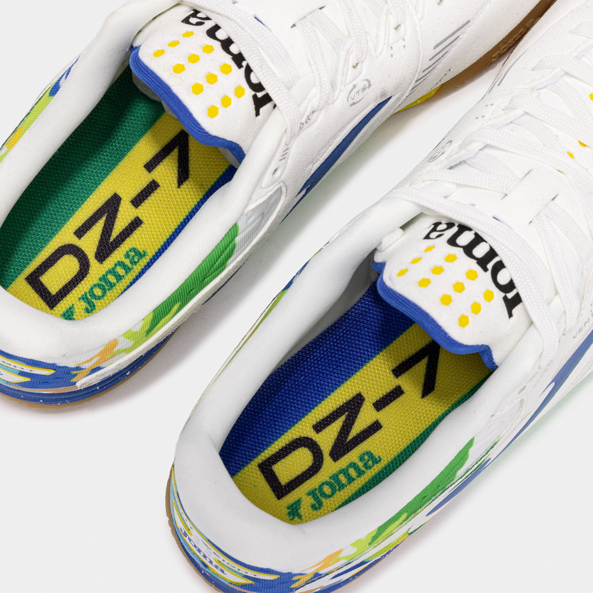 Futsal shoes Dz-7 25 Dyego Zuffo indoor white blue | JOMA®