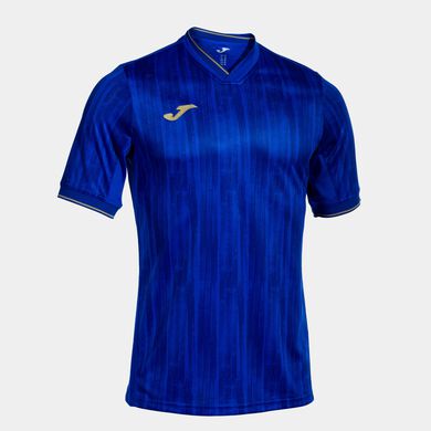 Tricou cu mânecă scurtă bărbaȚi Gold VI albastru regal aur