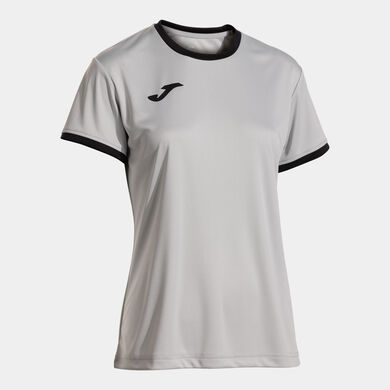 Camiseta manga corta mujer COMBI PREMIUM gris medio