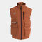 Padded vest man Mystic brown