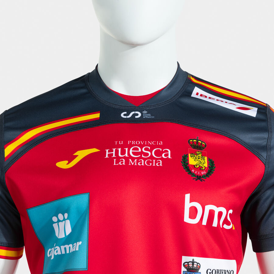 CAMISETA MANGA CORTA COMP. OFI. FED. BALONMANO ESPA&Ntilde;A