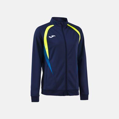 Chaqueta mujer Championship 20 dark navy amarillo fl&uacute;or