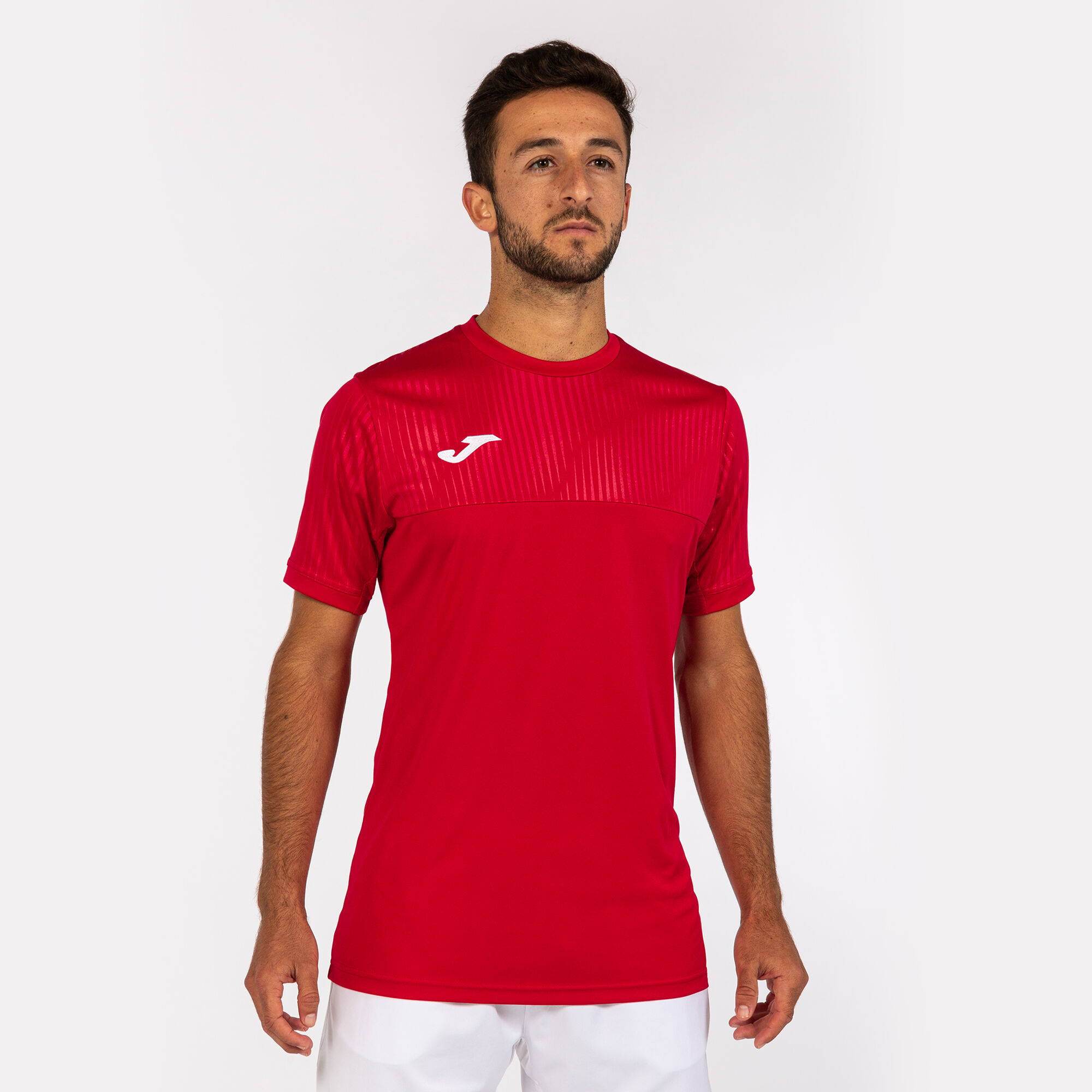 T-shirt manga curta homem Montreal vermelho