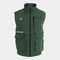 Padded vest man Mystic green