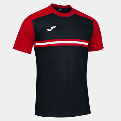 T-shirt manga curta homem Hispa IV preto vermelho