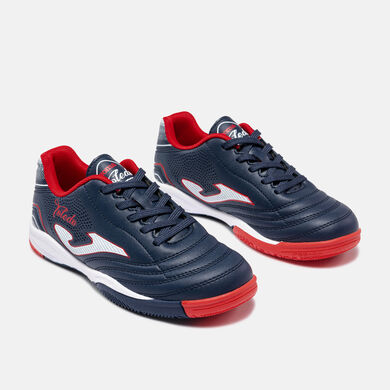 Zapatillas f&uacute;tbol sala Toledo Jr 26 indoor junior marino