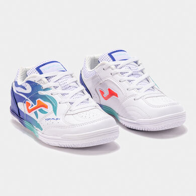 Zapatillas fútbol sala Top Flex Jr 25 indoor junior blanco royal