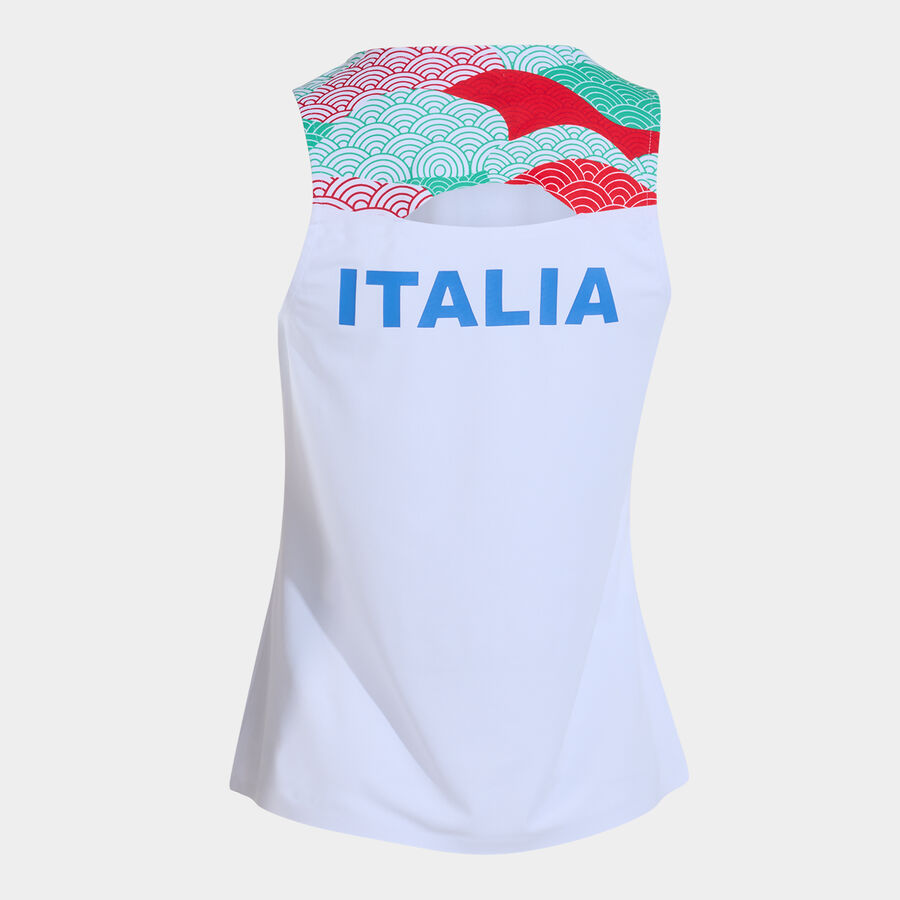 CAMISETA SIN MANGAS MUJER COMP. OFI. FED. ITALIA TENIS Y PADEL
