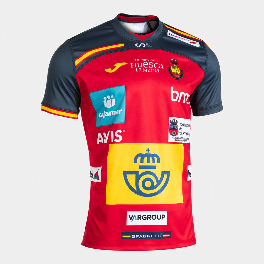 CAMISETA MANGA CORTA COMP. OFI. FED. BALONMANO ESPA&Ntilde;A