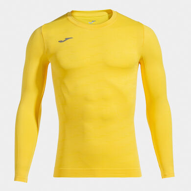Long sleeve shirt man Brama Classic yellow