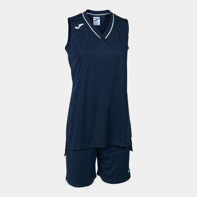 Set woman Atlanta navy blue white