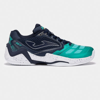 Zapatillas Set Men 25 pista dura hombre turquesa marino