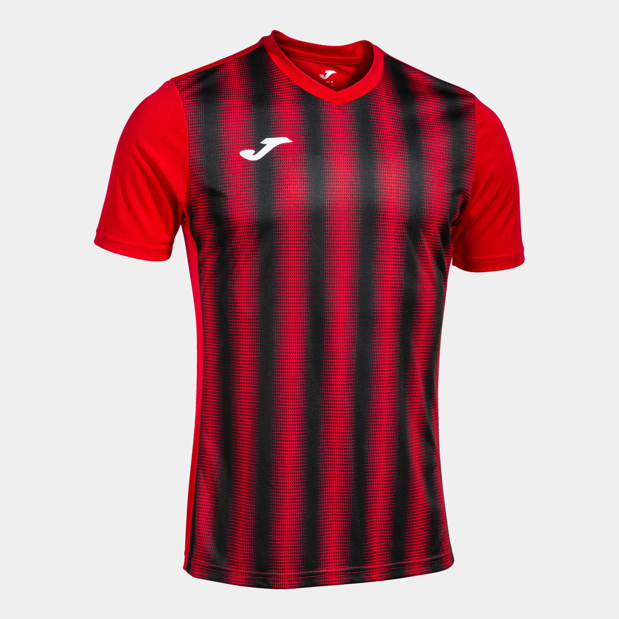 Shirt short sleeve man Inter II red black