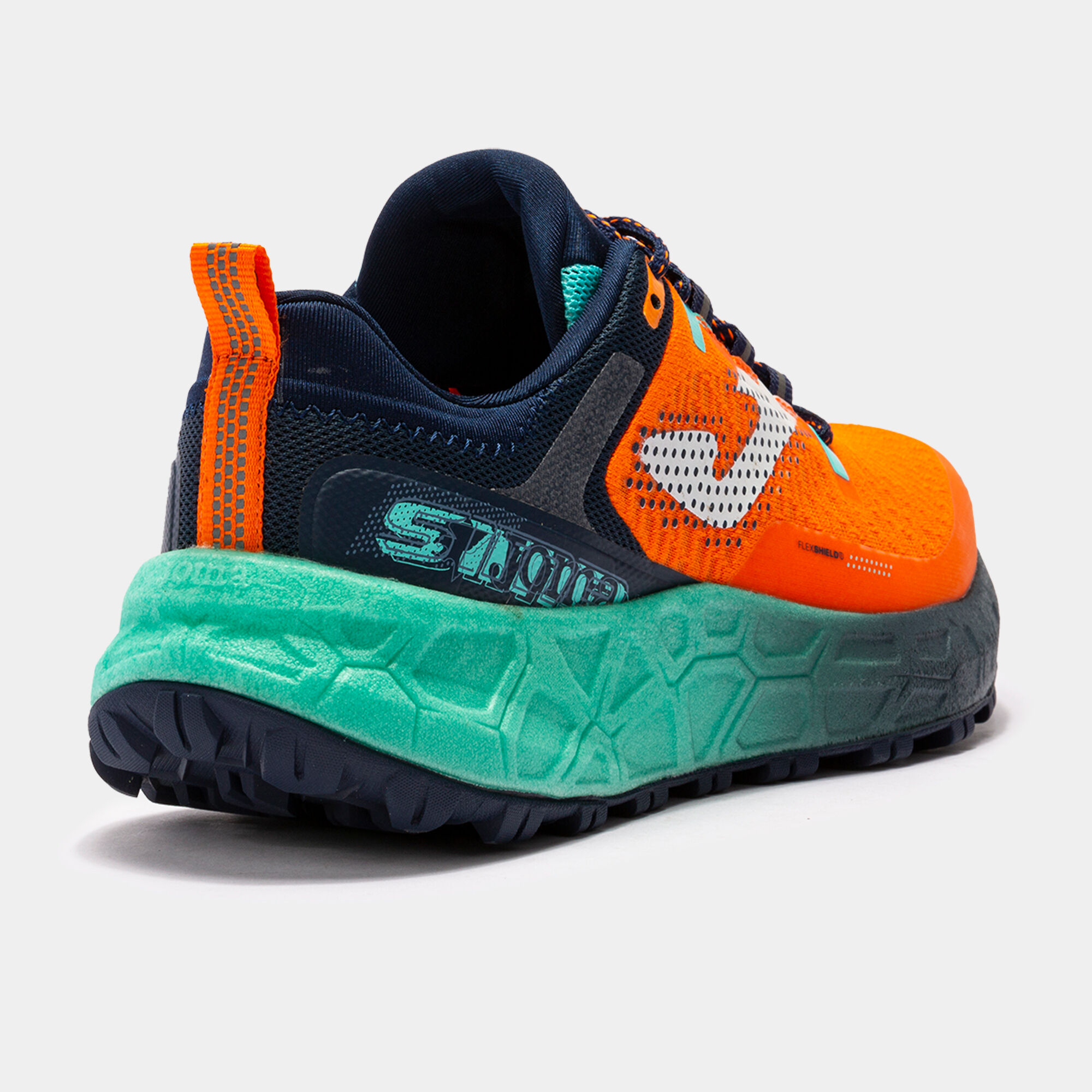 Trail running shoes Sima 22 man orange navy blue