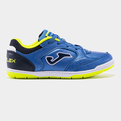 Scarpe calcio a 5 Top Flex Jr 23 indoor junior blu reale blu navy