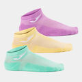 Calcetines unisex amarillo morado verde