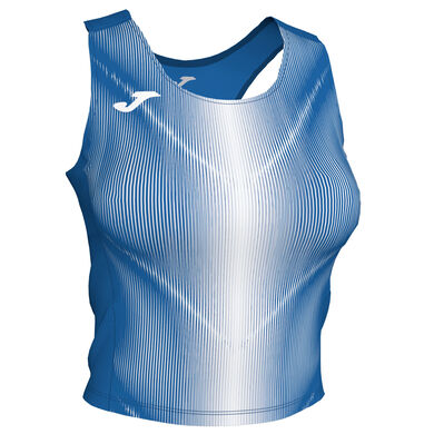Tank-top woman Olimpia royal blue white